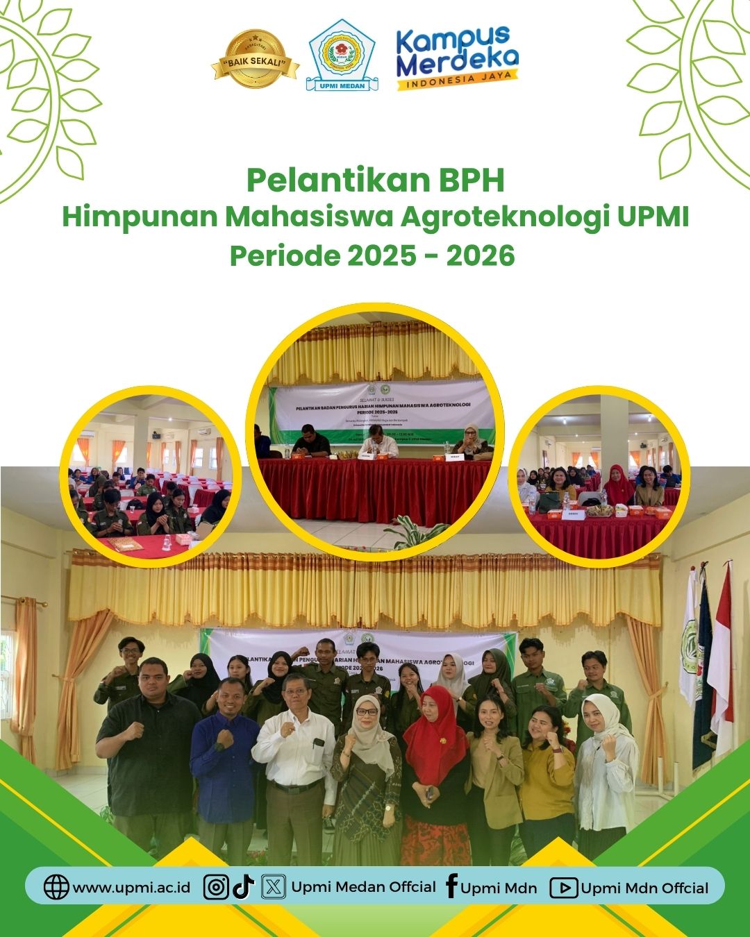 Pelantikan Himpunan Mahasiswa Agroteknologi UPMI